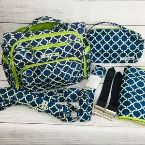 Ju-Ju-Be B.F.F. Messenger Diaper Bag Bundle